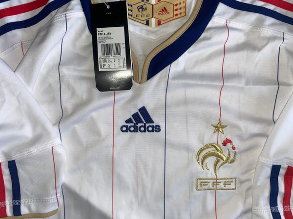 2009-10 ORIGINAL ADIDAS FRANCE AWAY SHIRT ADULT EXTRA LARGE BNWT