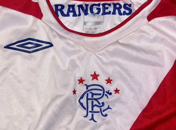 2006/07 ORIGINAL GLASGOW RANGERS UMBRO AWAY SHIRT ADULT LARGE