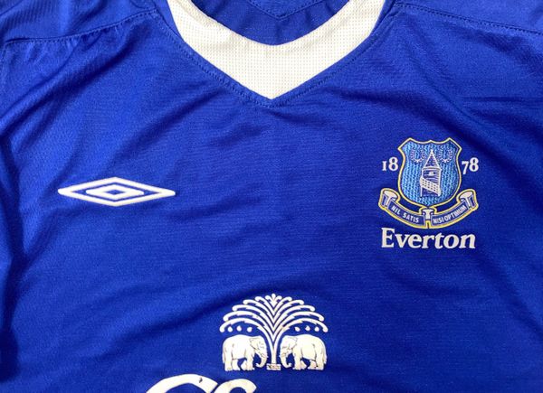 2004/05 ORIGINAL EVERTON UMBRO HOME SHIRT ADULT LARGE