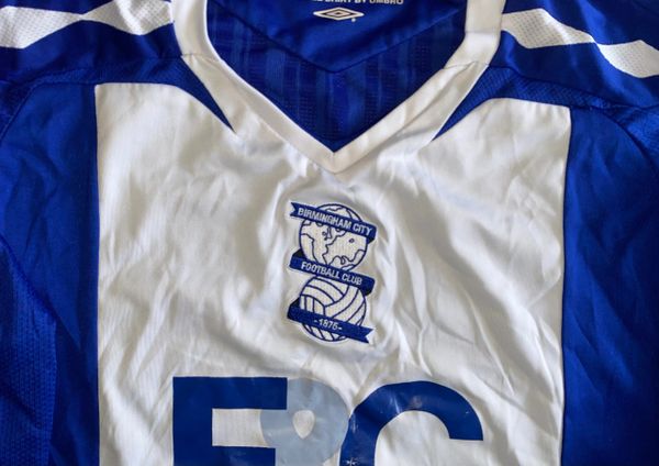 2007/08 ORIGINAL BIRMINGHAM CITY UMBRO HOME SHIRT ADULT LARGE