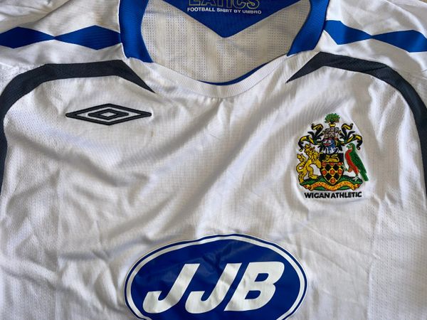 2007/08 ORIGINAL WIGAN ATHLETIC UMBRO AWAY SHIRT ADULT EXTRA LARGE