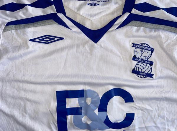 2007/08 ORIGINAL BIRMINGHAM CITY UMBRO AWAY SHIRT ADULT EXTRA LARGE