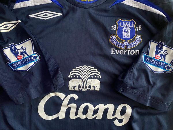 2007/08 ORIGINAL EVERTON UMBRO THIRD SHIRT ADULT MEDIUM (LESCOTT 5)