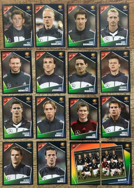 16X EURO 2004 PANINI ORIGINAL GERMANY TEAM UNUSED STICKERS