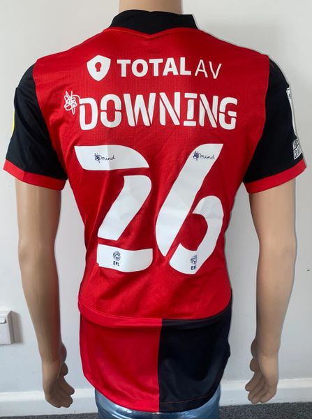 2021/22 PORTSMOUTH MATCH WORN THIRD SHIRT (DOWNING #26)