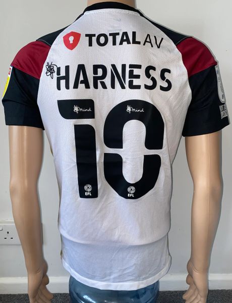 2021/22 PORTSMOUTH MATCH WORN AWAY SHIRT (HARNESS #10)