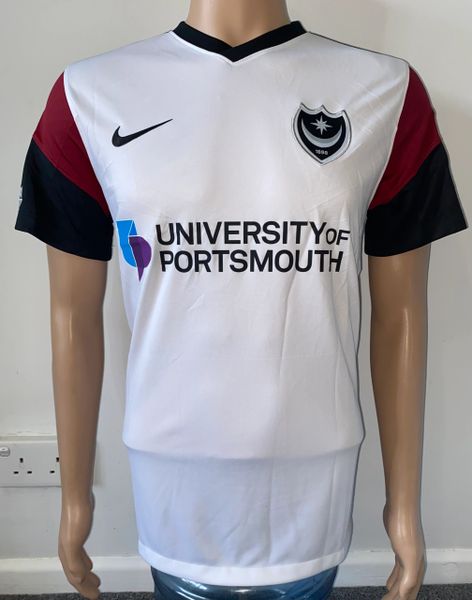 2021/22 PORTSMOUTH MATCH WORN AWAY SHIRT (ROBERTSON #4)