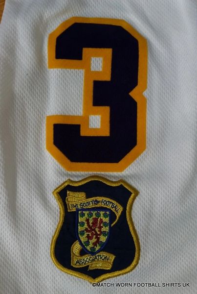 EURO 96 SCOTLAND MATCH ISSUE AWAY TOM BOYD SHORTS #3