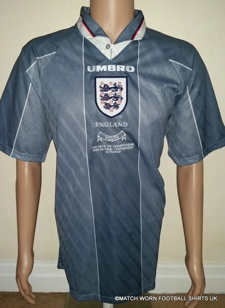 1996 blue england shirt