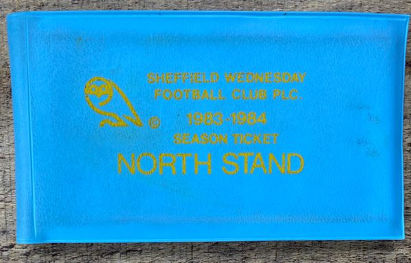 1983/84 ORIGINAL DIVISION TWO SEASON TICKET SHEFFIELD WEDNESDAY