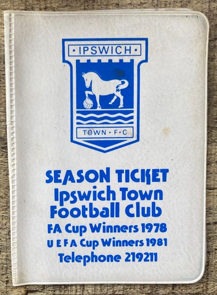 1982/83 ORIGINAL DIVISION 1 IPSWICH TOWN SEASON TICKET