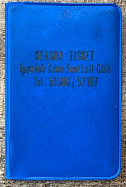 1975/76 ORIGINAL DIVISION 1 IPSWICH TOWN SEASON TICKET