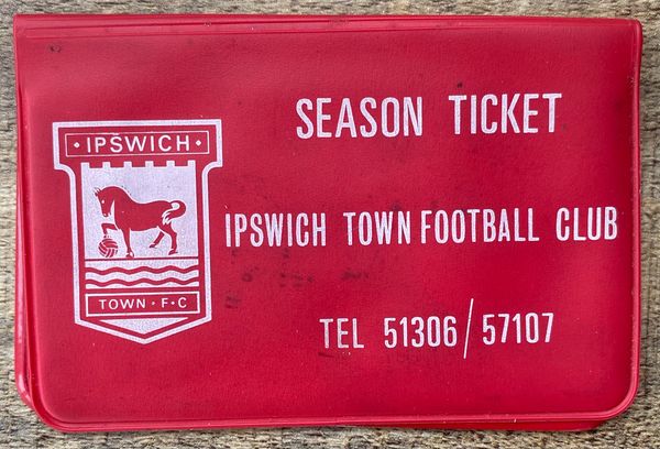 1977/78 ORIGINAL DIVISION 1 IPSWICH TOWN SEASON TICKET