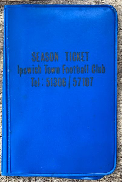 1976/77 ORIGINAL DIVISION 1 IPSWICH TOWN SEASON TICKET