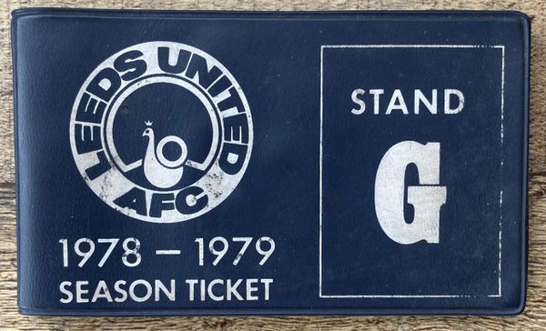 1978/79 ORIGINAL DIVISION ONE SEASON TICKET LEEDS UNITED