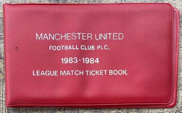 1983/84 ORIGINAL DIVISION ONE SEASON TICKET MANCHESTER UNITED