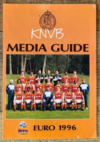 1996 ORIGINAL NETHERLANDS EURO 96 MEDIA GUIDE