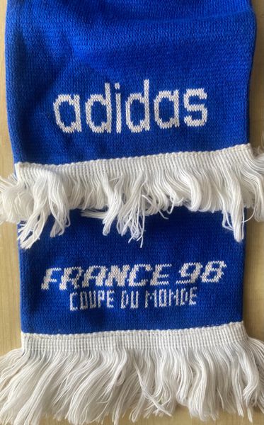 1998 ORIGINAL ADIDAS FRANCE 98 OFFICIAL WORLD CUP SCARF