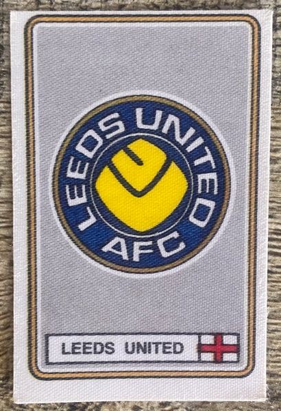 1979 ORIGINAL UNUSED PANINI FOOTBALL 79 STICKERS LEEDS UNITED BADGE 177