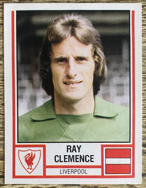 1981 ORIGINAL UNUSED PANINI FOOTBALL 81 STICKER RAY CLEMENCE LIVERPOOL 167