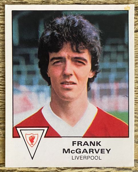 1980 ORIGINAL UNUSED PANINI FOOTBALL 80 STICKER FRANK MCGARVEY LIVERPOOL 203