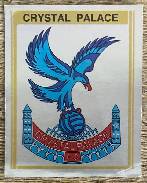 1980 ORIGINAL UNUSED PANINI FOOTBALL 80 STICKER CRYSTAL PALACE BADGE 103