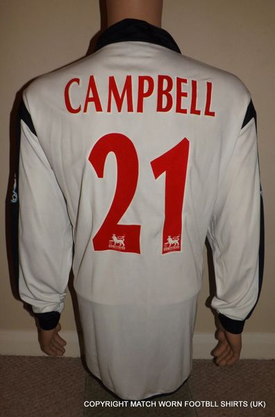 2005/06 KEVIN CAMPBELL MATCH WORN WEST BROMWICH ALBION SHIRT #21