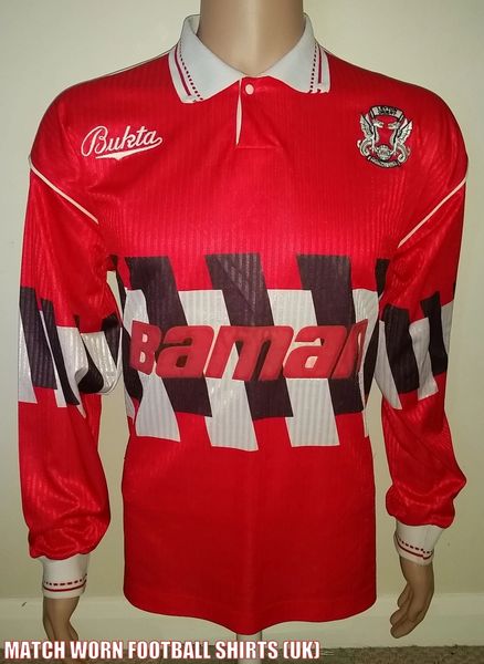 1991 LEYTON ORIENT MATCH ISSUE BUKTA HOME SHIRT #4