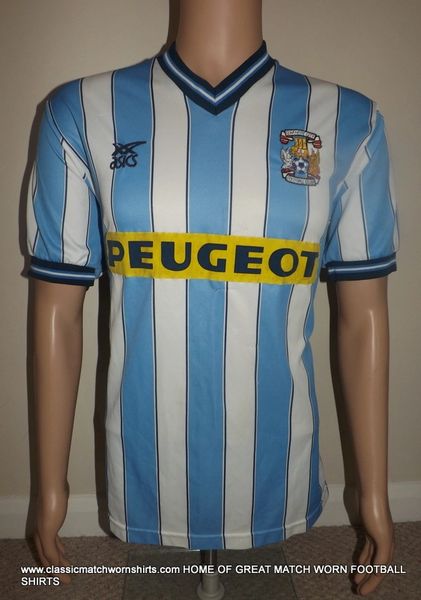 1989 COVENTRY CITY MATCH WORN HOME SHIRT #12