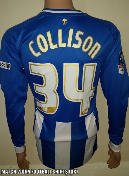 2014 WIGAN ATHLETIC JACK COLLISON MATCH WORN FA CUP SEMI FINAL SHIRT V ARSENAL