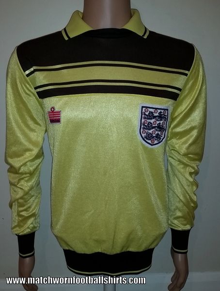 1981 ENGLAND MATCH WORN ADMIRAL GOALKEEPERS SHIRT #13