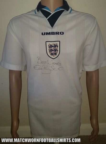 england match worn shirts