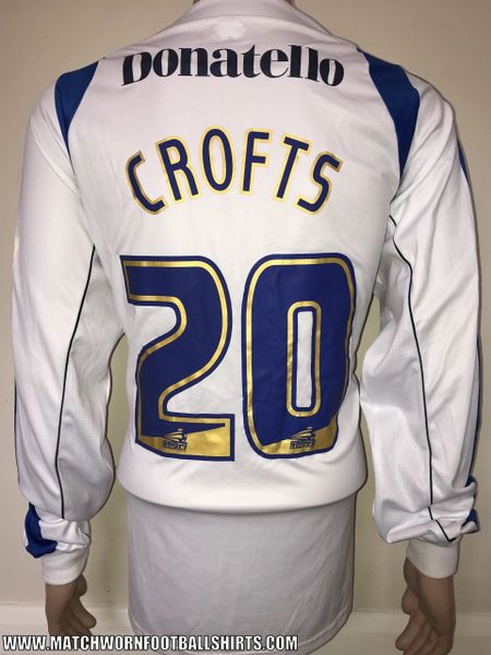 2008/09 BRIGHTON AND HOVE ALBION MATCH WORN AWAY SHIRT CROFTS #20