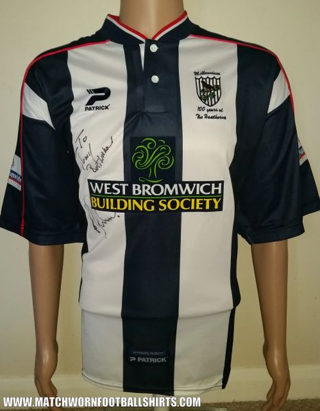 2000/01 WEST BROMWICH ALBION MATCH WORN SHIRT GRANT #16