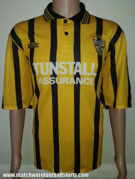 1993/94 PORT VALE MATCH WORN AWAY SHIRT #4