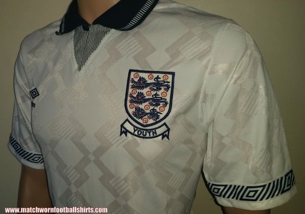 retro england umbro shirt