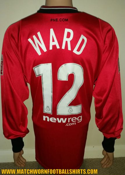 2004/05 PRESTON NORTH END MATCH WORN GK SHIRT (WARD #12)