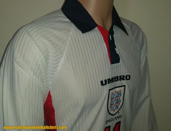 1998 england football shirt