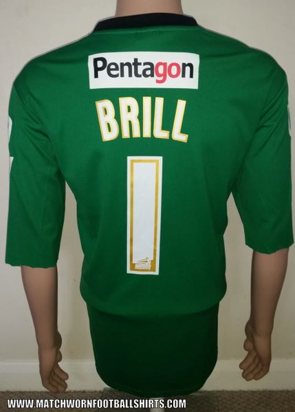 2009/10 OLDHAM ATHLETIC MATCH WORN SHIRT BRILL #1