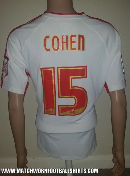 2010/11 NOTTINGHAM FOREST MATCHWORN AWAY SHIRT COHEN #15