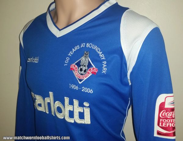 oldham athletic home shirt