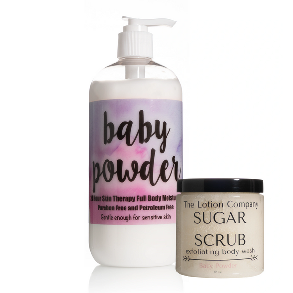 Baby Powder/Sugar Scrub Combo Pack