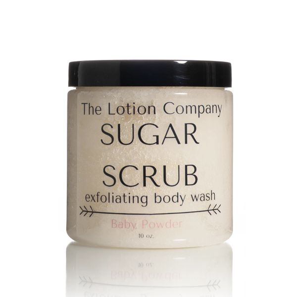 Sugar Scrub Exfoliating Body Wash, Hydrating, Nourishing, Exfoliate during bath, shower, Made in USA