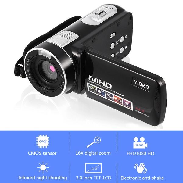 GhostPro Night Vision Camera HD 1080P 12MP - Paranormal Equipment