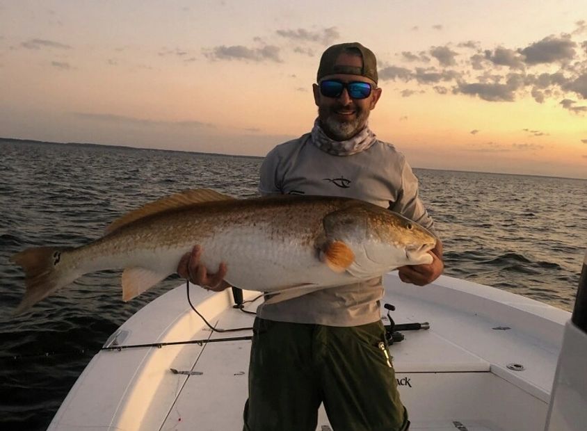 Those Bull Redfish never get old, and a person gets to see a wide variety of other wildlife too. 