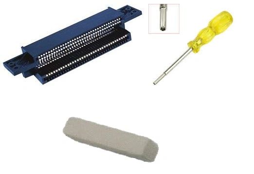 72 Pin Connector, 3.8mm Bit Driver, Contact Cleaning Eraser