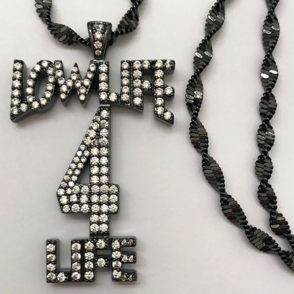 Gunmetal Black Low Life 4 Life Chain Long The One Only Xo Chain Gang