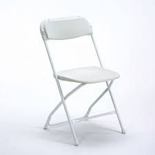 White Samsonite Folding Chair Rentals