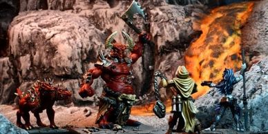 Miniature figures Comic Dungeon saga