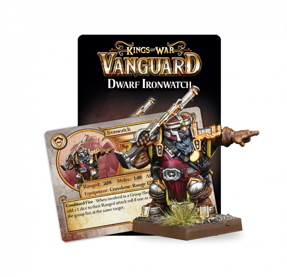 Kings Of War Vanguard Dwarf Support Pack Ironwatch EBay